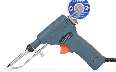 toolour - pistola de soldadura térmica stainless steel pipe parts|Toolour Automatic Soldering Gun Kit 5 in 1, 60W Auto Solder .